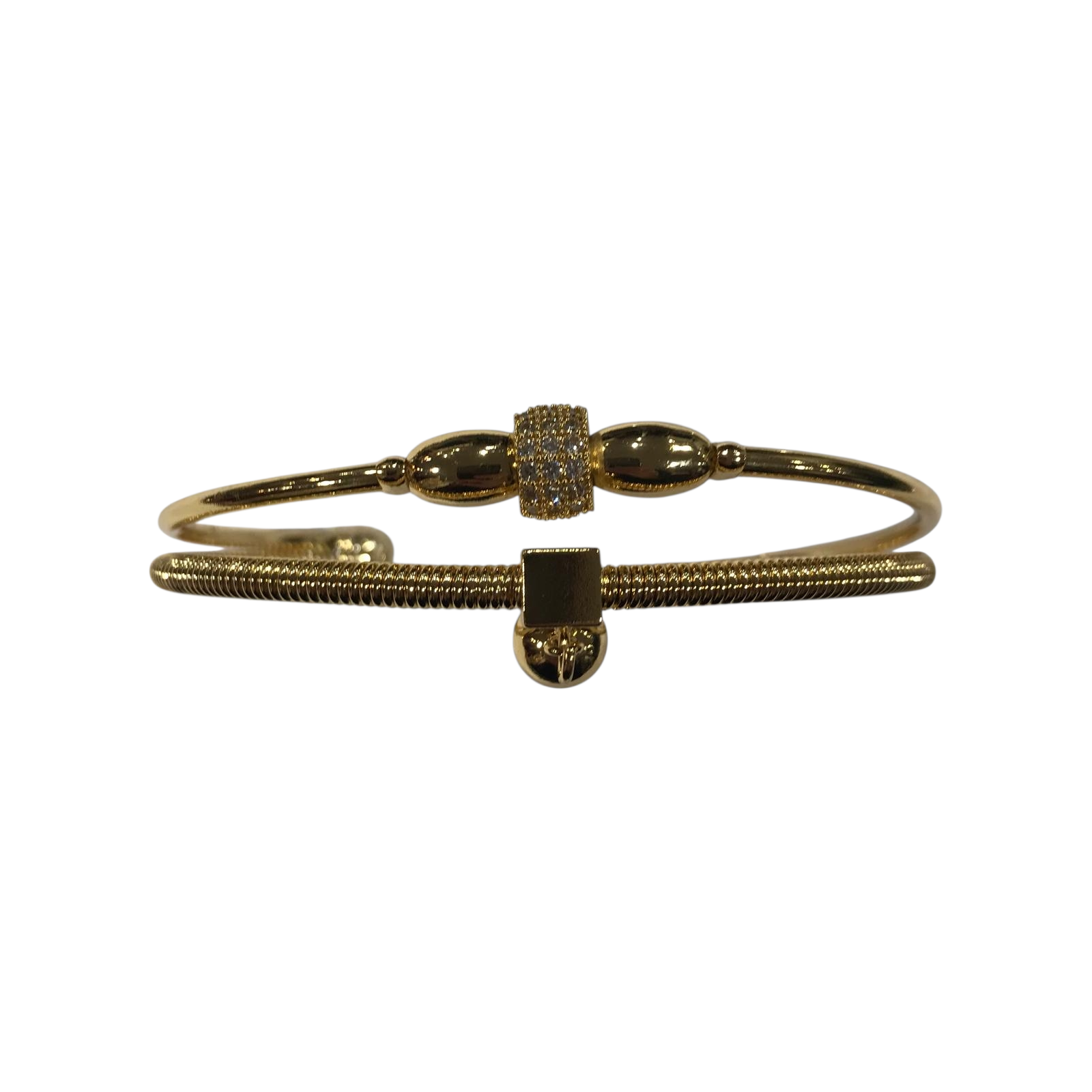 Gouden stainless steel armband